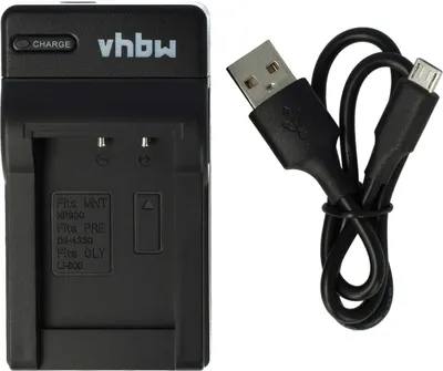 Produktbild von vhbw USB-C Ladegerät kompatibel mit Vivitar Vivicam 5340s Kamera - Ladeschale + USB-C Kabel Ladeanzeige