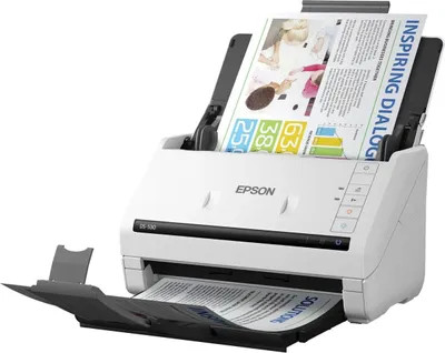 Produktbild von Epson WorkForce DS-530, 215,9 x 6096 mm, 600 x 600 DPI, 30 Bit, 24 Bit, 10 Bit, 8 Bit
