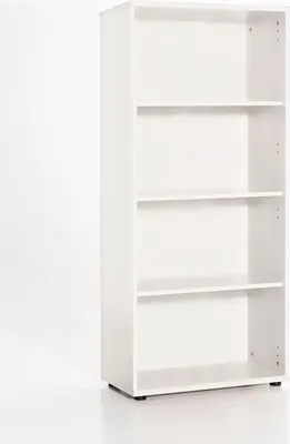Produktbild von Aktenregal 4 OH, STETTIN-16 weiss, B x H x T: 65 x 147 x 34 cm