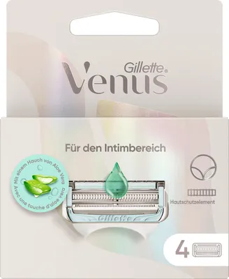 Produktbild von Gillette Venus für den Intimbereich Ersatzklingen 4er