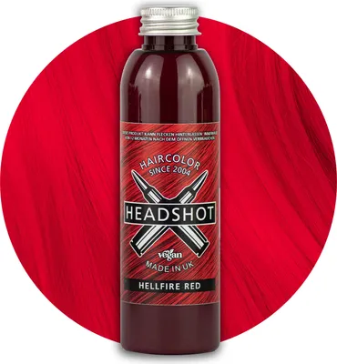 Produktbild von Headshot Haartönung vegane Haarfarbe Hellfire Red (150 ml)