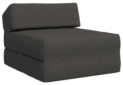 Immagine prodotto di vidaXL Divano letto pieghevole Grigio scuro 60 x 70 x 41 cm Tessuto