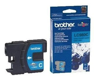 Produktbild von Brother LC980C, Cyan, 1 Stück(e), 260 Seiten, Einzelpackung