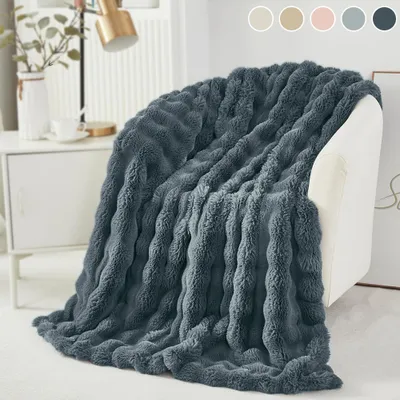 Zdjęcie produktu dla Ciemnoszary przytulny koc pluszowy koc na sofę super miękki koc flanelowy koc na kanapę koc na sofę koc na łóżko sofa sypialnia 160x200cm