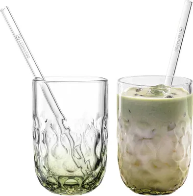 Produktbild von LEONARDO 077095, Grün, Transparent, Glas, Rund, 2 Stück(e), klar, 100 °C