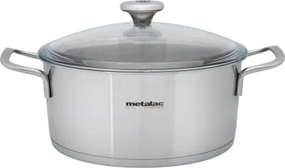 Obrázek produktu pro Hrnec z nerezové oceli Metalac Santino 4,4 l, skleněná poklice, 24 cm