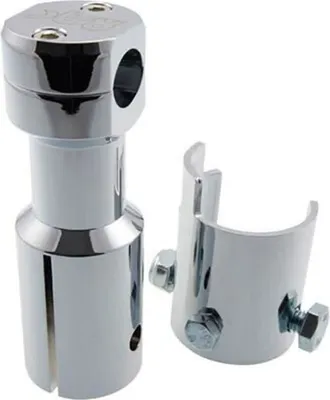 Immagine prodotto di Supporto manubrio Str8 Cromato per peugeot speedfight/trekker/vivacity