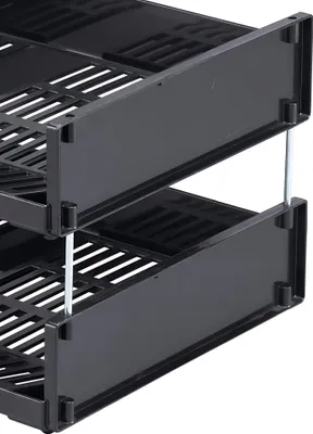 Immagine prodotto di DURABLE Distanziatori per vaschette portacorrispondenza OPTIMO, 4 pezzi, Argento, 1700132001