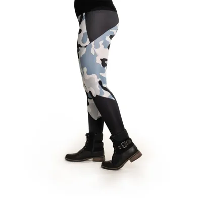 Produktbild von cosey - bedruckte bunte Leggins (Einheitsgröße) - Design Camo