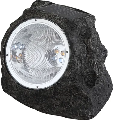 Zdjęcie produktu dla Lampka solarna LED 2x0,06W Kamień SOLAR 3302 Globo