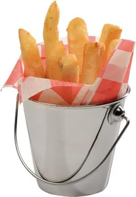 Produktbild von APS 40631 Servier-/Saucen-Eimer SNACKHOLDER, oben Ø 9 cm, Höhe 8,5 cm, 0,33 Liter, Edelstahl