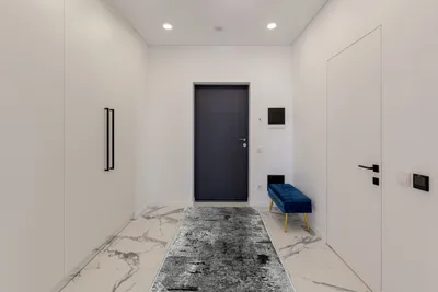 Produktbild von Läufer MARL 67x300 cm Kurzflor Designer Teppichläufer in Grau Antirutsch Gel Basis Teppich