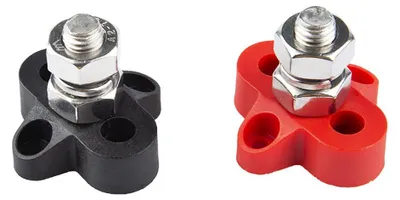 Stromschienen-Klemmblock-Set M8, 12-48V, 80A, 2er-Pack