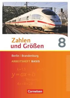 Obrázek produktu pro Zahlen und Größen 8. Schuljahr - Berlin und Brandenburg - Arbeitsheft Basis mit Online-Lösungen