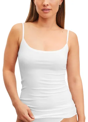 Immagine prodotto di CALIDA Soft Favourites, top a spalline in stile spaghetti, da donna, colore bianco, taglia 40-42