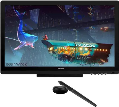 Produktbild von HUION Kamvas GT-191 V2 Grafiktablett, 19,5 Zoll, 8192 Druckempfindlichkeit, Neigungserkennung, USB-C, kompatibel mit Windows & macOS