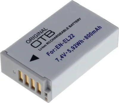 Produktbild von OTB - Ersatzakku kompatibel zu Nikon EN-EL22 - 7,4 Volt 800mAh Li-Ion