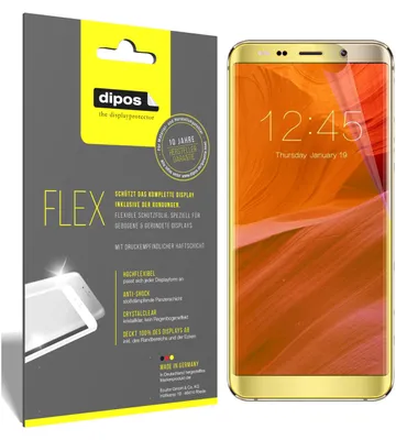 Produktbild von 3x Schutzfolie für Meiigoo Mate 10 Folie, 100% Displayabdeckung, dipos Flex