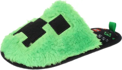 Produktbild von Minecraft - Herren/Damen Uni Hausschuhe HE3258 (S-M) (Grün)