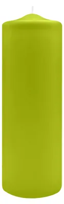 Produktbild von Spitzkopf Stumpen Kerzen Lime 30 x Ø 10 cm, 6 Stück
