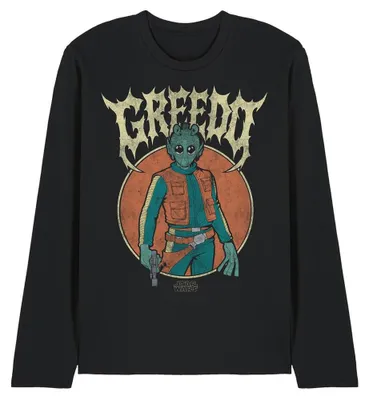 Produktbild von Star Wars - T-Shirt für Herren/Damen Uni, Langärmlig TV41324 (M) (Schwarz)