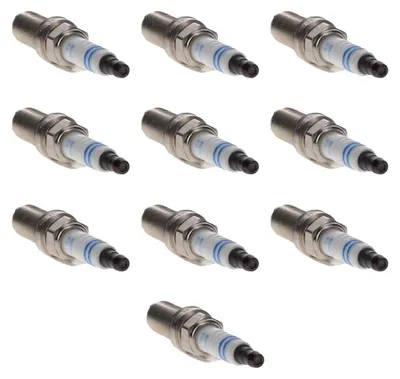 Imagen del producto de 10 bujías de 4 electrodos, marca BOSCH, con tecnología IAM, compatibles con, entre otros, el modelo PORSCHE 911