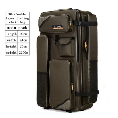 Produktbild von Angeltasche für Angelruten - 3-teiliges Set - 90 cm - Nylon - 3-lagig - Multifunktional