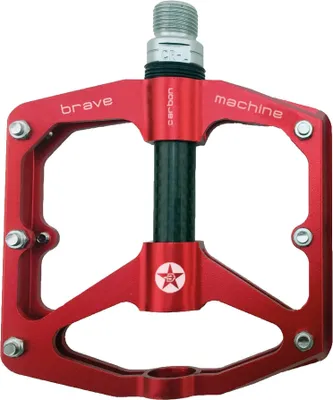 Zdjęcie produktu dla Brave Brave Mach. Ped. Carbon Cnc Platform Red
