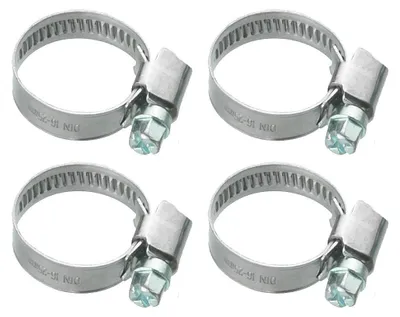 Produktbild von Cornat Schlauchschelle - Ø 16 - 25 mm Spannweite - 9 mm Bandbreite - 4 Stück im