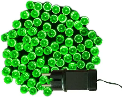 Zdjęcie produktu dla Światełka LED na sznurze z wtyczką - 13 metrów, 100 diod LED, 8 trybów, wodoodporne
