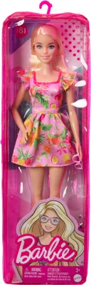 Image de Mattel FBR37 ; HBV15 - Poupée Barbie Fashionistas (Fruit Print Dress)