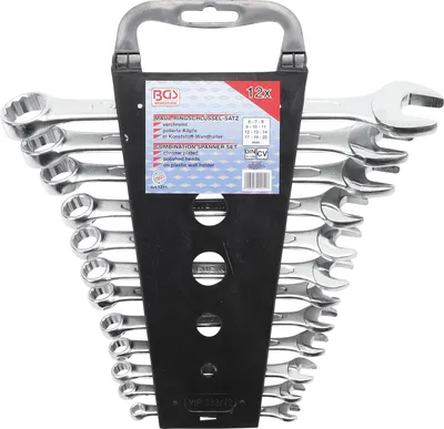 Produktbild von BGS 1211 Maulringschlüssel-Satz, nach DIN 3113, 6-22 mm, 12-tlg.