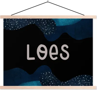 Produktbild von MuchoWow® Textilposter Loes - Pastell - Mädchen 150x113 cm mit holzfarbenen Rahmen - Poster