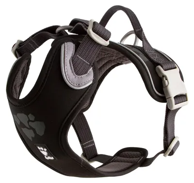 Produktbild von Hurtta 933397, Hund, Zuggeschirr, XL, Schwarz, Einfarbig, 78 cm