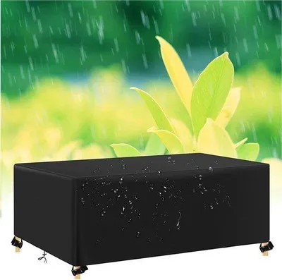 Produktbild von Patiohoes - Wasserfest - Wetterbeständig - 210 x 200 x 70 cm - Schwarz
