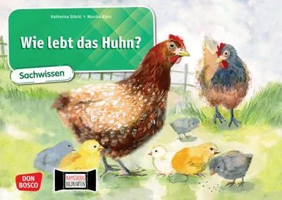 Obrázek produktu pro Wie lebt das Huhn? Kamishibai Bildkartenset.