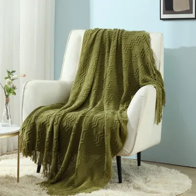 Produktbild von Häkeldekorative Decke für Sofa oder Bett