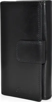 Produktbild von Benthill Damen Portemonnaie Leder XXL - Große Geldbörse mit RFID Schutz - Echtleder Vintage Damenbörse inkl. Geschenkbox