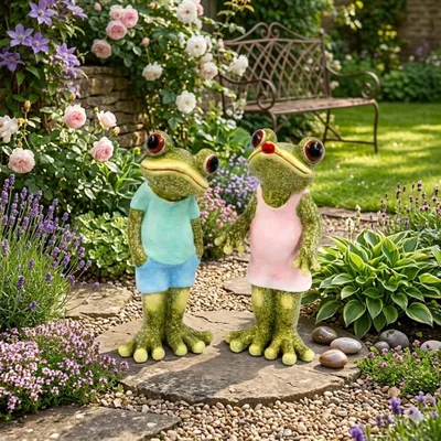 Produktbild von Froschfrau ca. 44 cm - Dekofigur