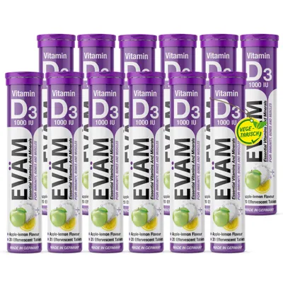 Produktbild von Vitamin D3 Brausetabletten 12