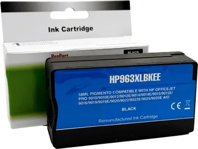 Produktbild von Kompatible Druckerpatrone für HP OfficeJet Pro 9010 9020 als Ersatz für 963XL Schwarz - 2000 Seiten - H-963XL-BK