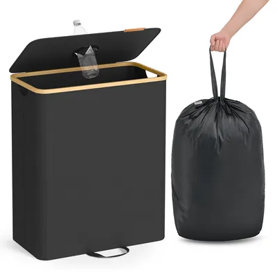 Produktbild von SONGMICS Pfandflaschen-Sammelbehälter, 135 L Flaschensammler Leergut, Recycling