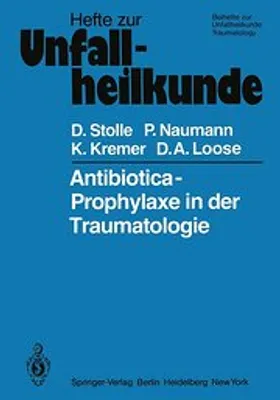 Produktbild von Antibiotica-Prophylaxe in der Traumatologie