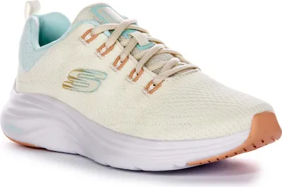 Produktbild von Skechers Vapor Foam Sporty Lace Up Damen Mesh Sneaker in Beige – 3 UK - 36 EU - 6 US / Beige