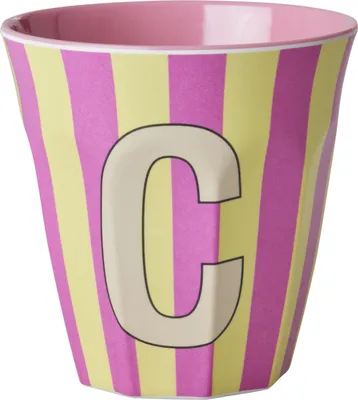 Produktbild von Melamin Becher Buchstabe Mädchen - C