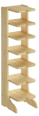 Produktbild von 90.80-00 Schuhregal Schuhständer Holz Kiefer massiv Stiefelform