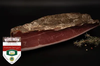 Produktbild von Südtiroler Speck g.g.A. halbe Seite ca. 2,2 kg. - Speck Raich