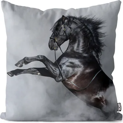 Produktbild von VOID Andalusier Pferd Kissenbezug Kissenhülle Sofakissen Kissen Deko Outdoor-Kissen Dekokissen