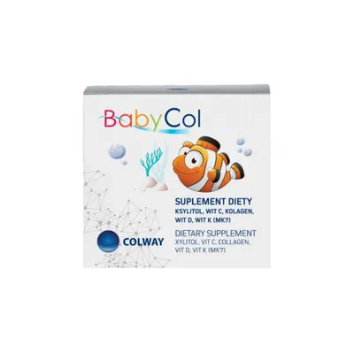 Obrázek produktu pro Colway Babycol - Přírodní Pastilky pro Děti na Cucání k Podpoře Imunity 60 ks