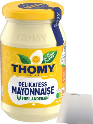Produktbild von Thomy Delikatess Mayonnaise 80% 1er Pack (1x250ml) + usy Block